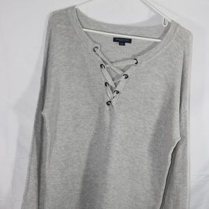 Criss Cross Oversized Sweater